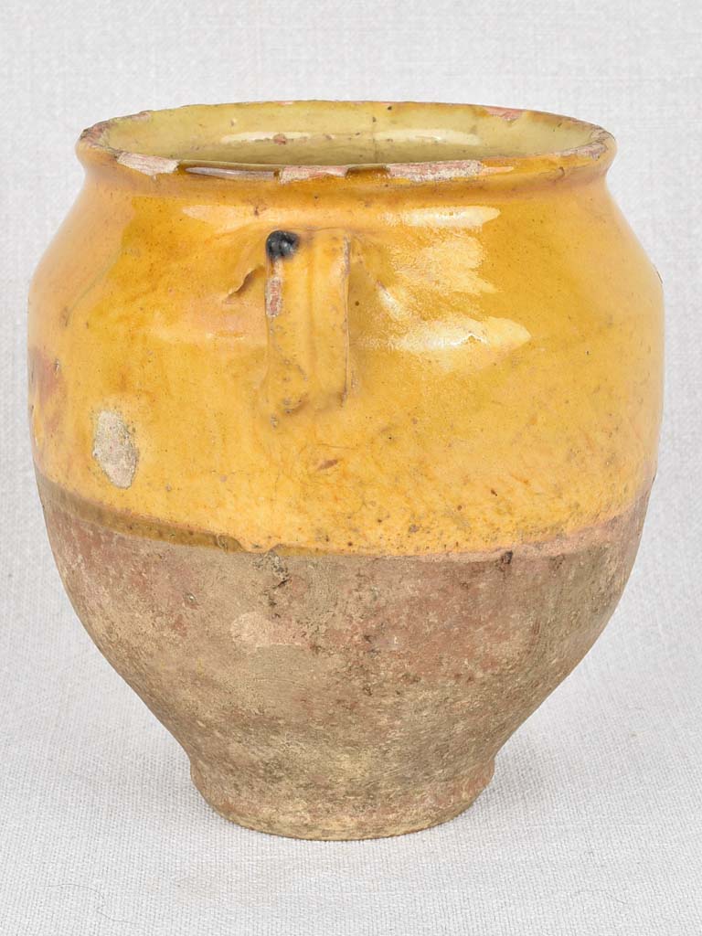 Petite antique confit pot, southwest France, 6¾"