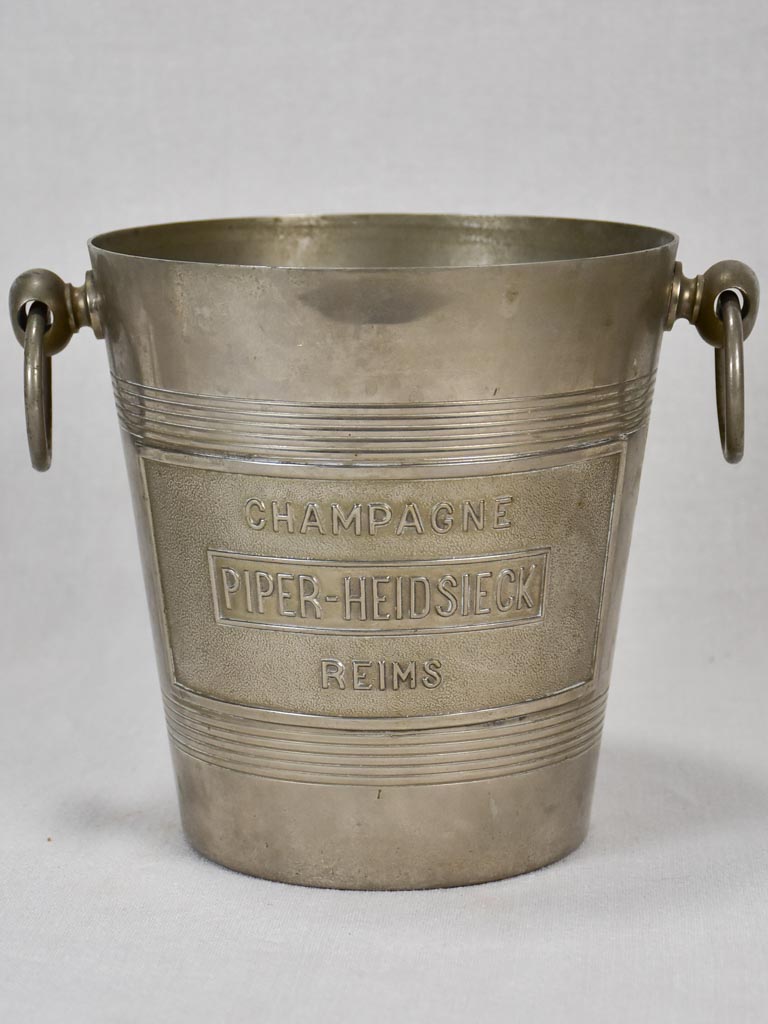 1930s Piper-Heidsieck champagne bucket 9½"