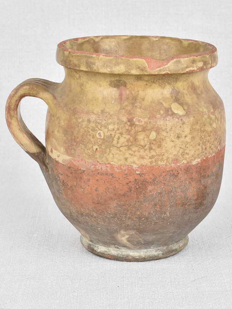 Rustic cup, antique, southwest France 6¼"