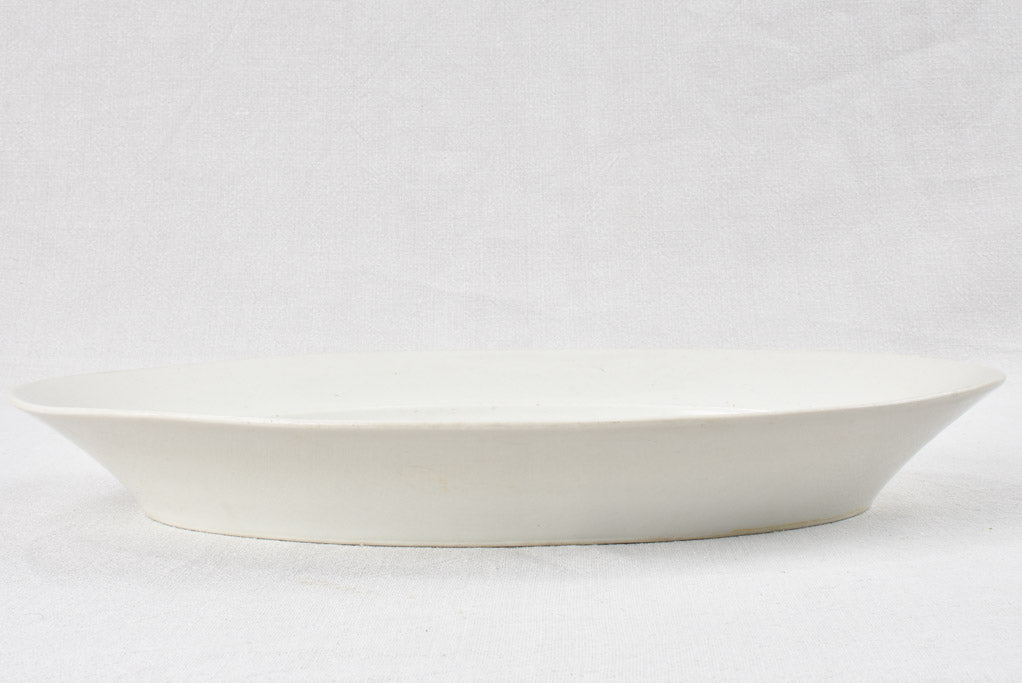 Rustic bistro large round platter