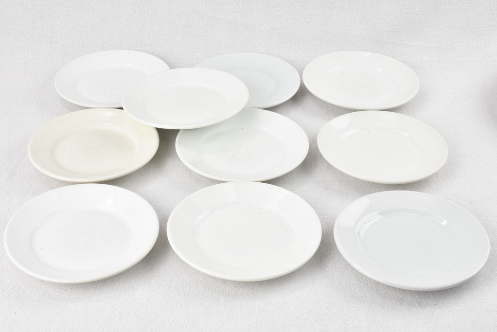 Historic French bistro serving dinnerware