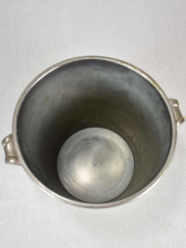 1930s Piper-Heidsieck champagne bucket with grape motifs 8¼"