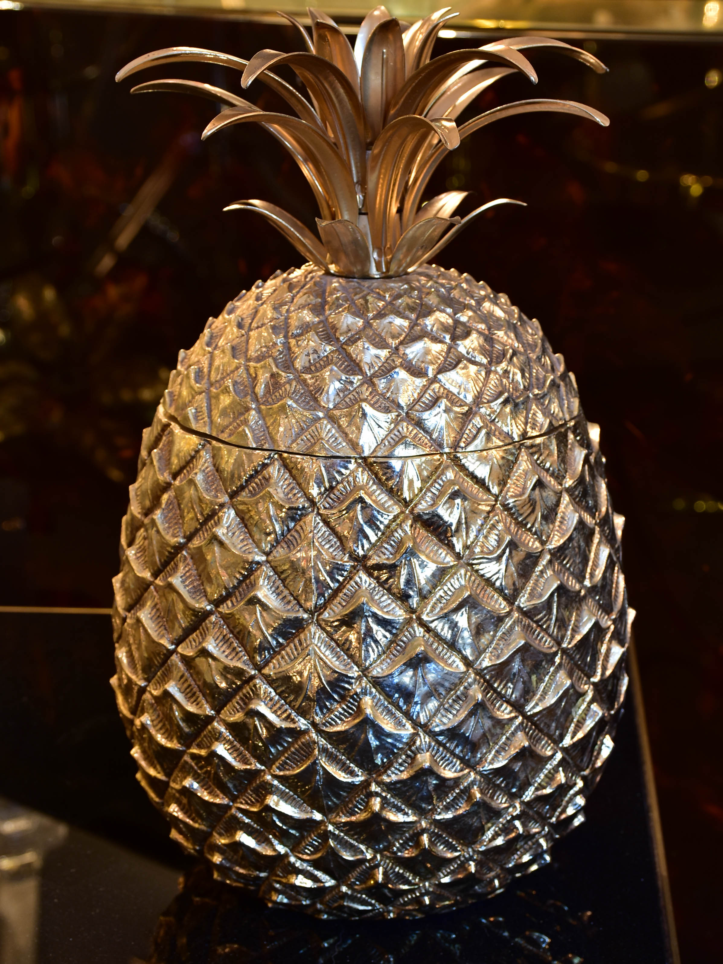 Original large Mauro Manetti pineapple ice bucket