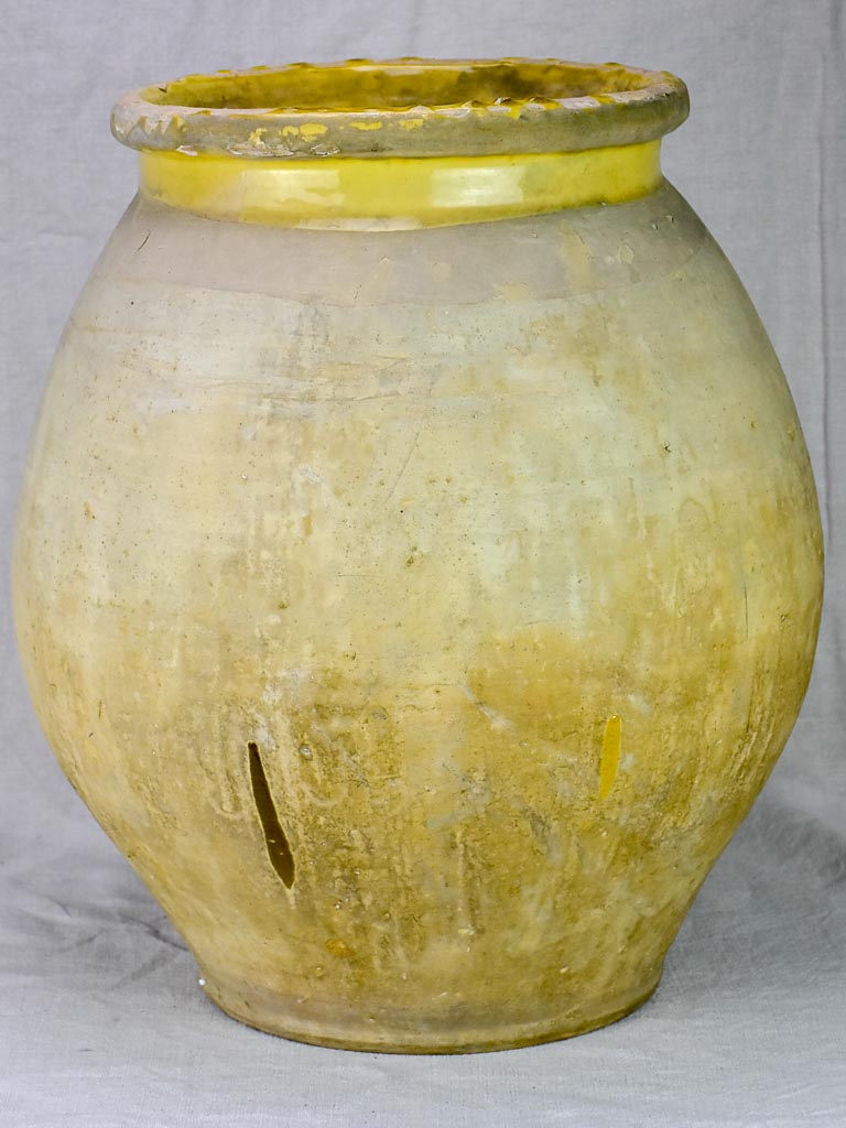 Vintage terracotta jar - Biot olive jar 21¼"