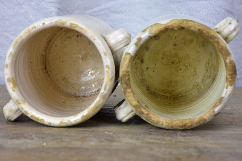 Two antique Italian preserving pots