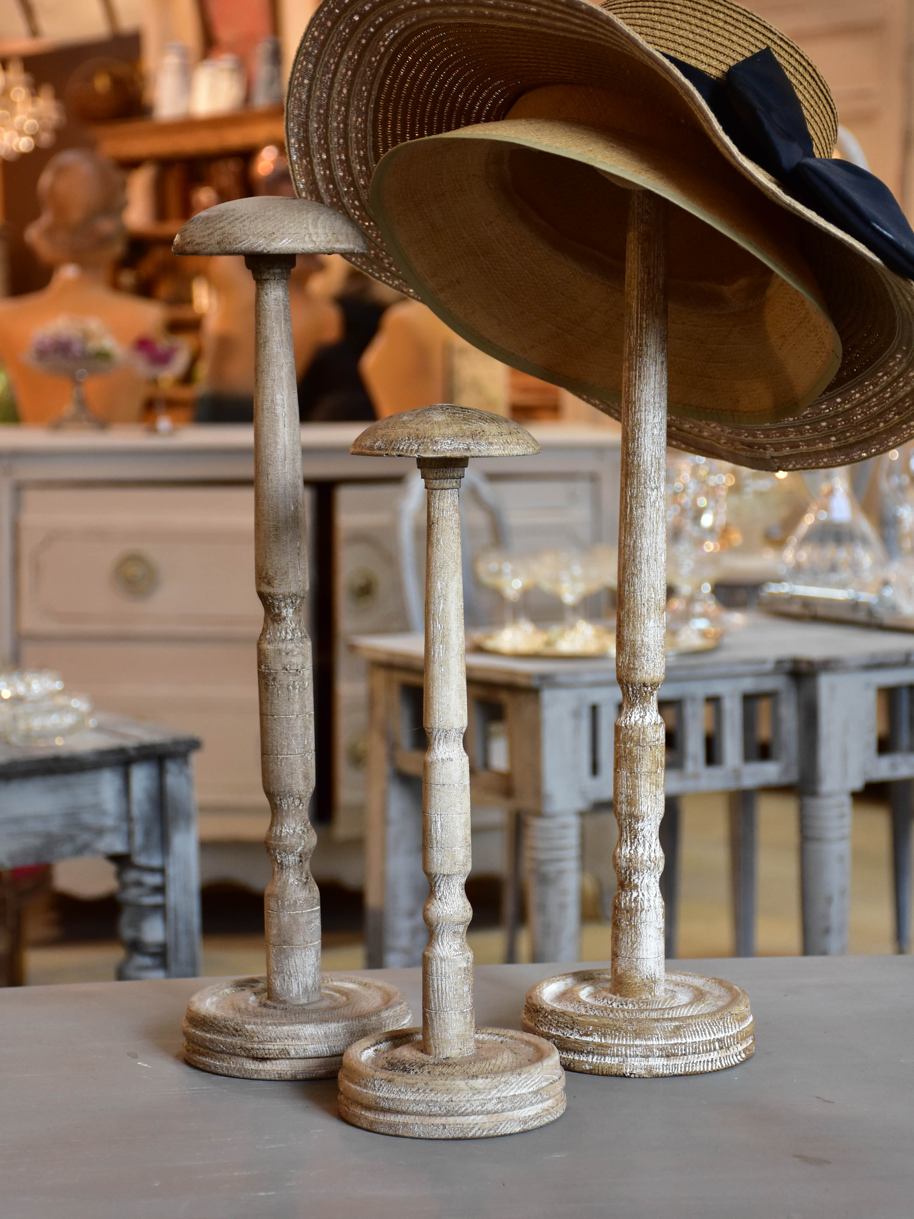 Charming Handmade Artisan French Hatstands