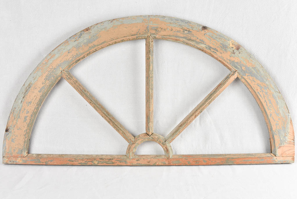 Nineteenth-century window frame, original patina