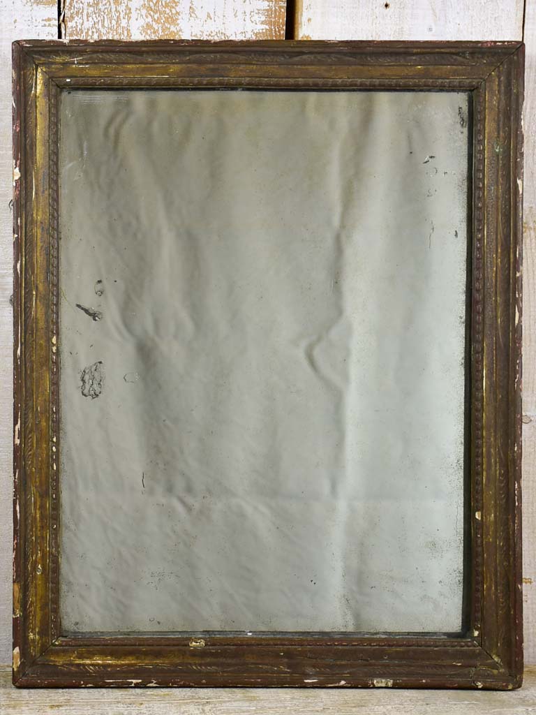 18th Century Louis XVI mirror 20¾" x 17"