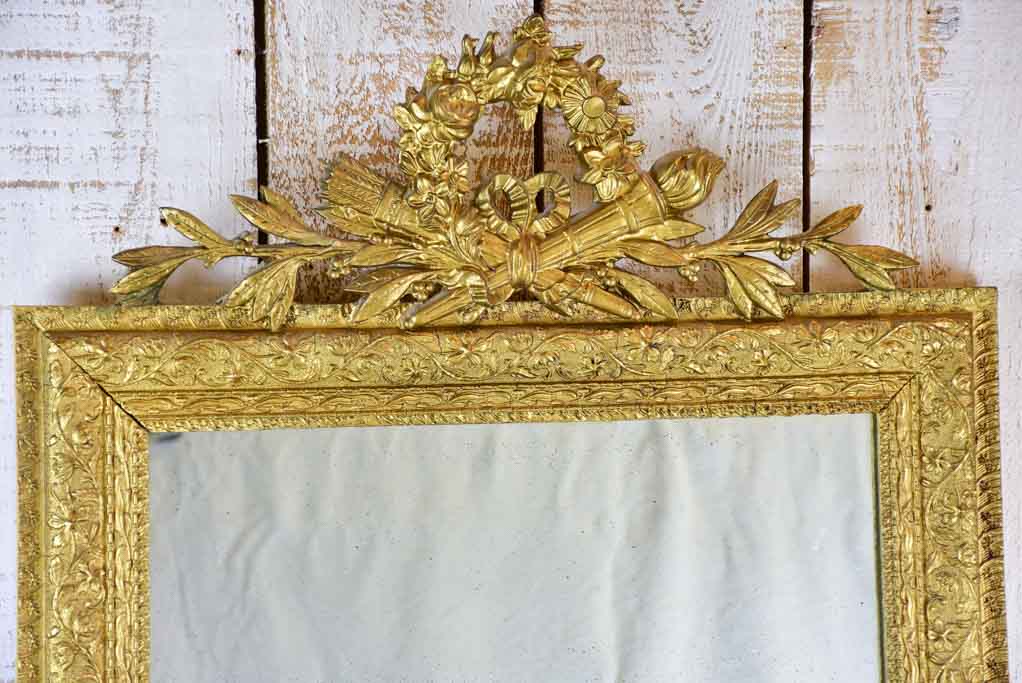 Louis XVI style mirror 49½" x 27½"