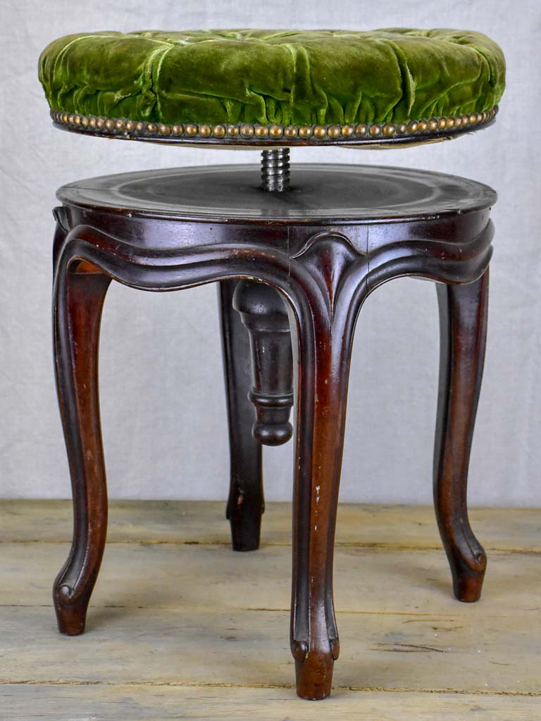 Napoleon III piano stool - adjustable