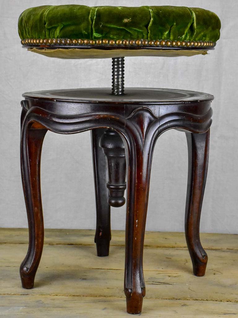 Napoleon III piano stool - adjustable