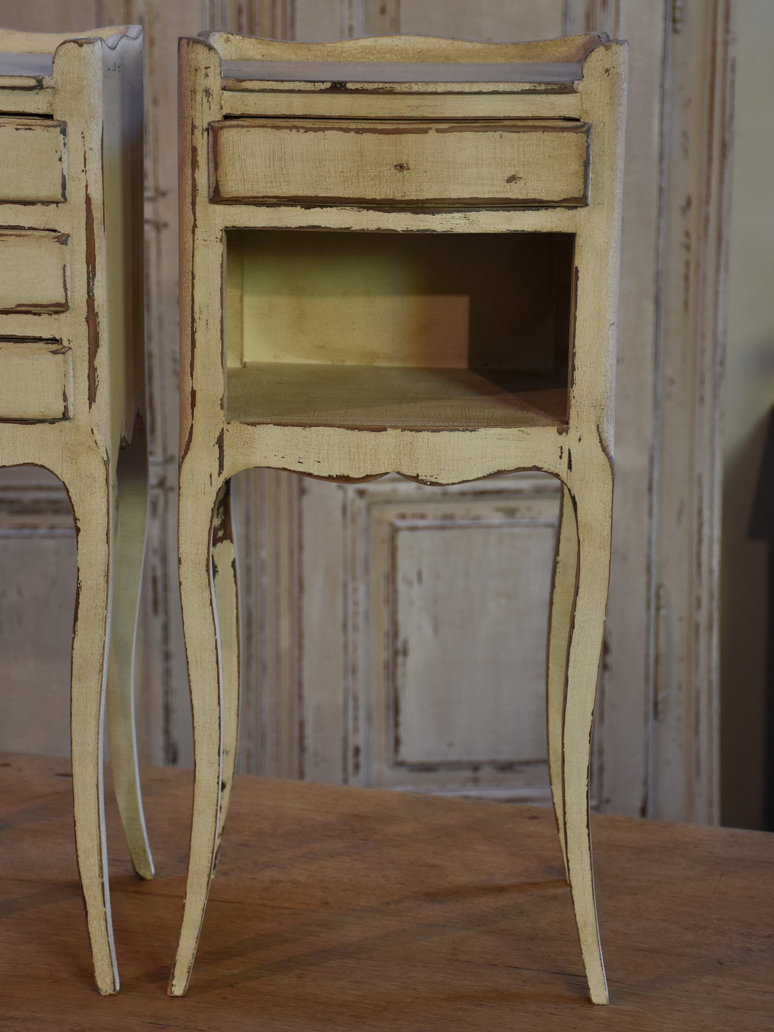 Pair of antique French night stands – Louis XV style