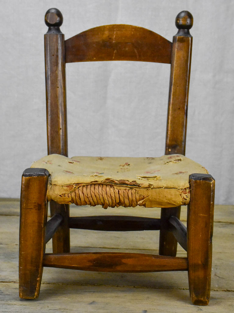 19th Century French doll's chair 14½"