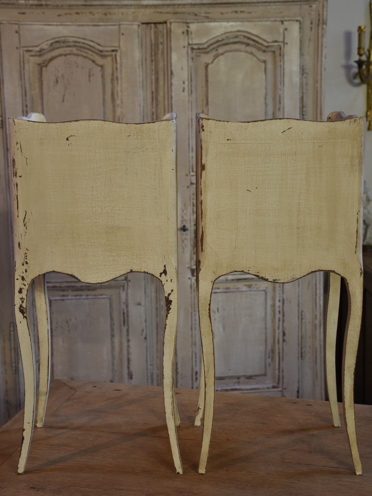 Pair of antique French night stands – Louis XV style