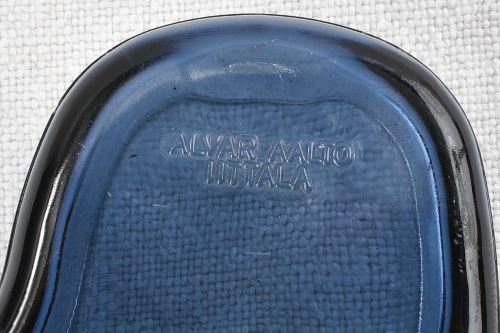 Alvar Aalto (1898-1976) Italian glass ashtray 5½"