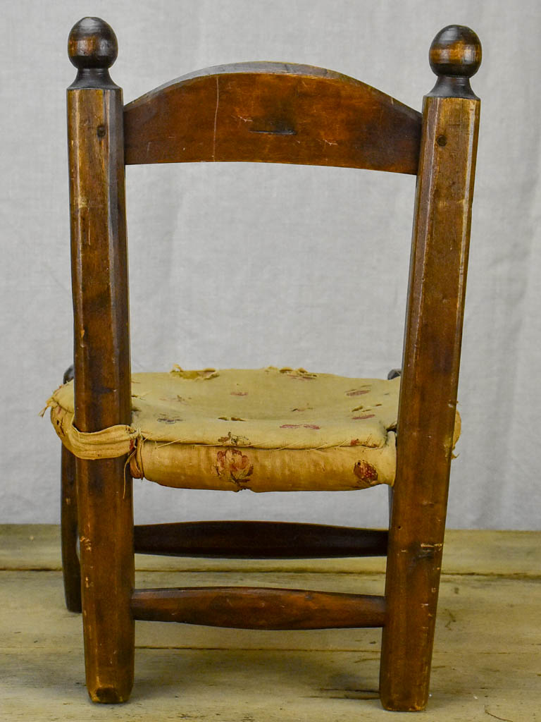 19th Century French doll's chair 14½"