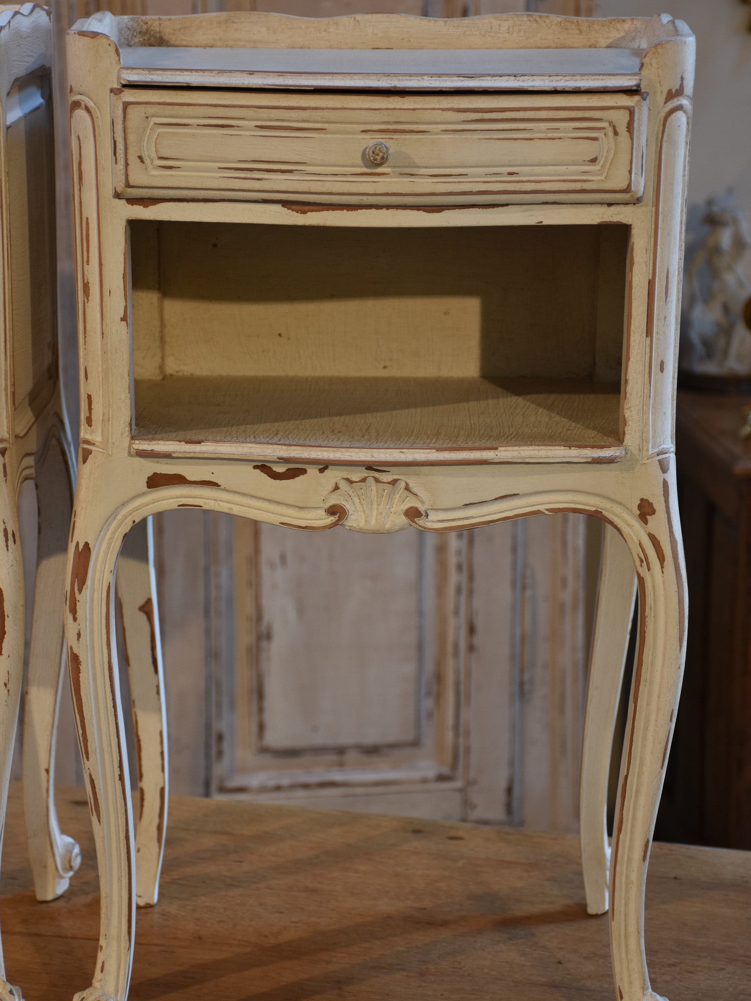 Pair of antique French night stands