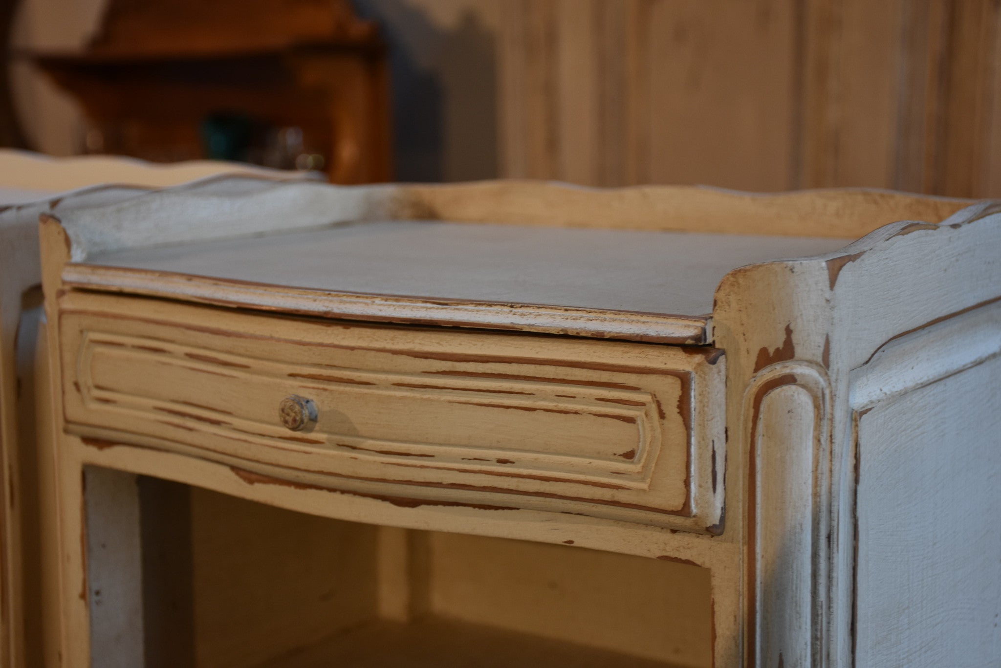 Pair of antique French night stands