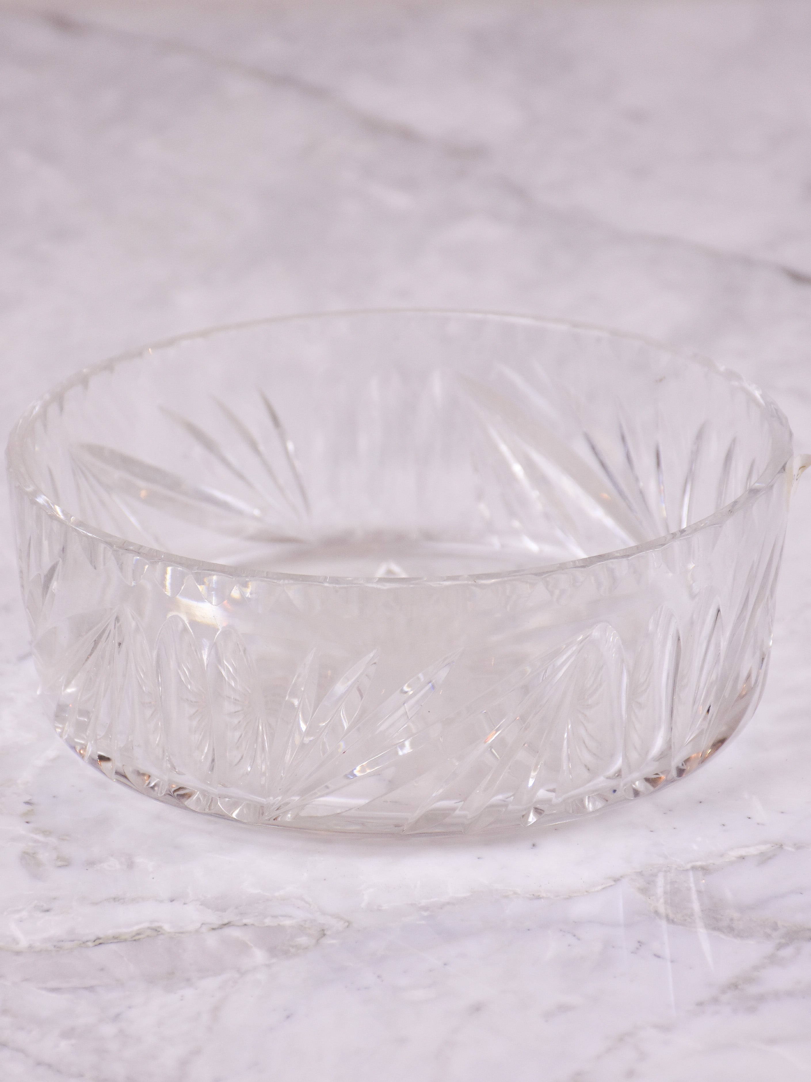 Antique French crystal Baccarat bowl