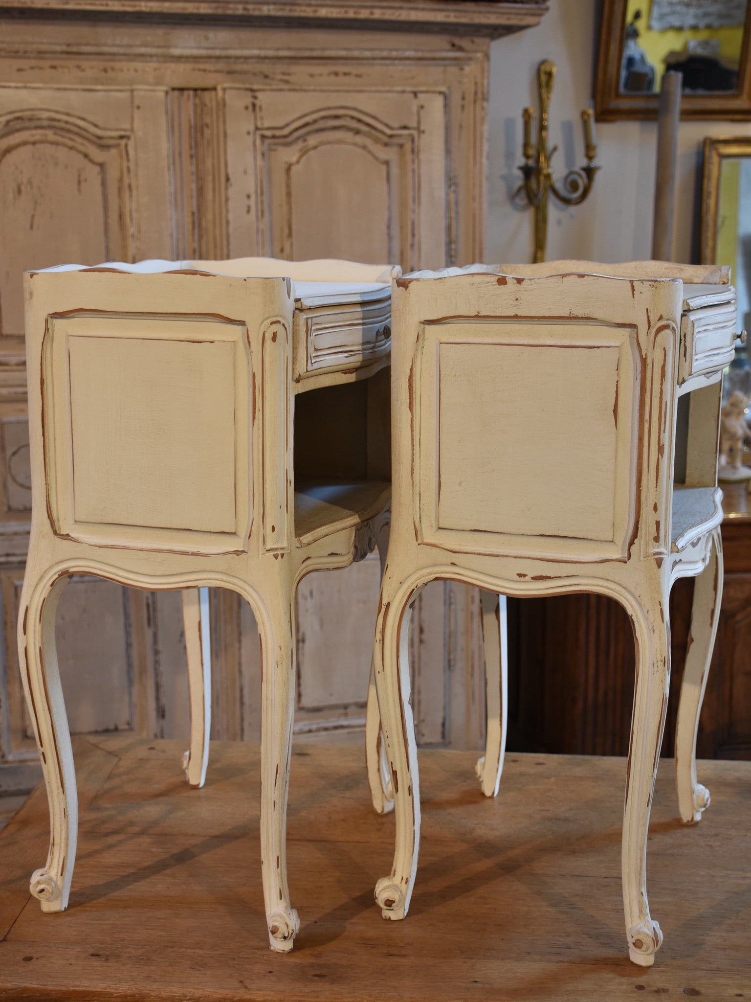 Pair of antique French night stands