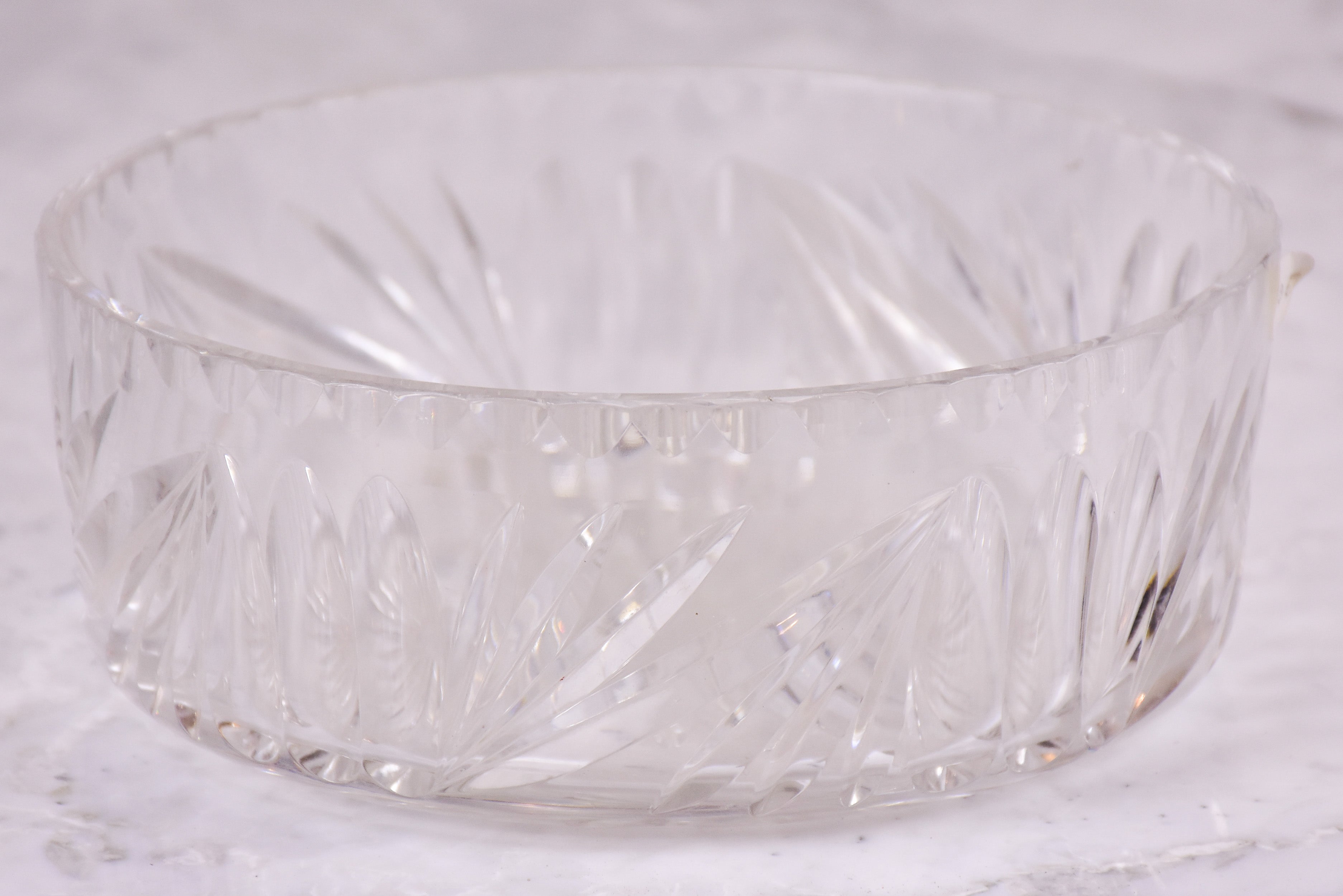 Antique French crystal Baccarat bowl