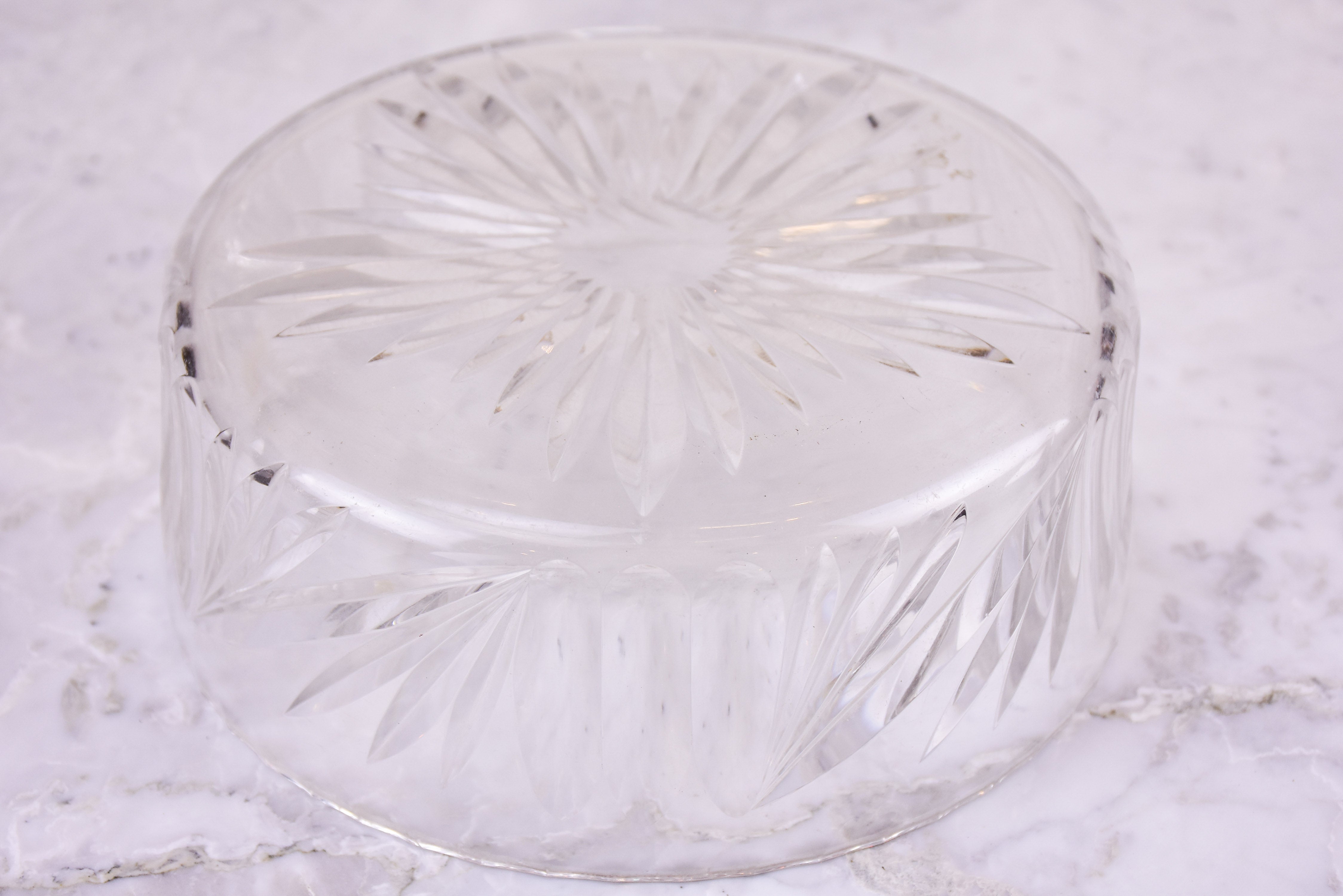 Antique French crystal Baccarat bowl