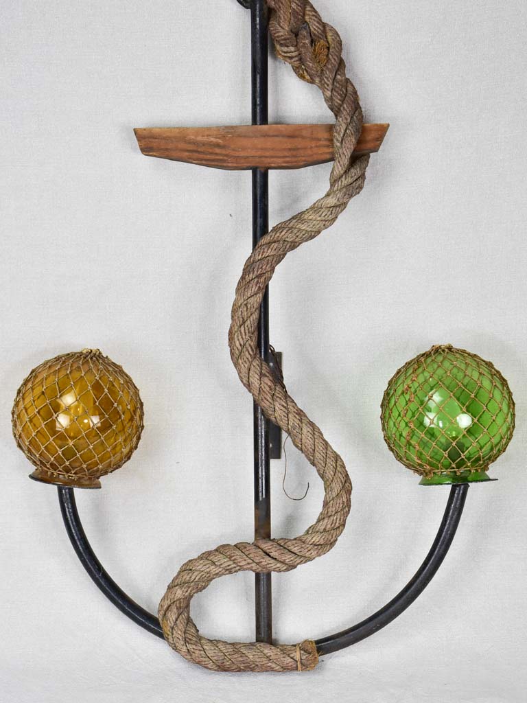 1970s Anchor-Shaped Decorative Lighting