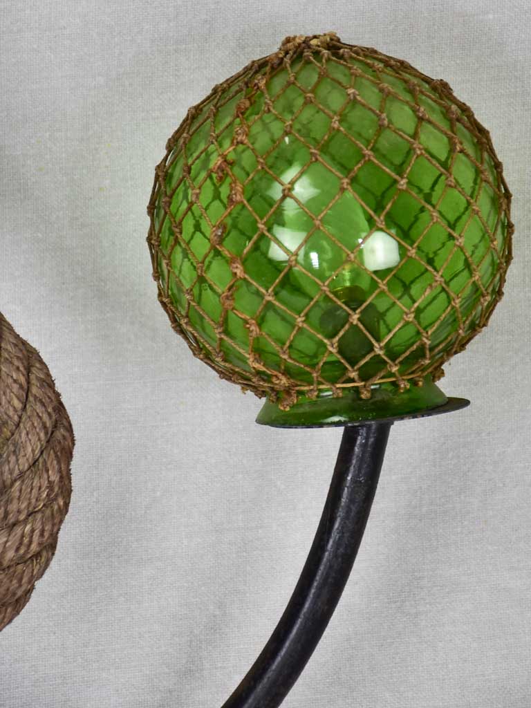 Glass Fishing Floats Light Fixture