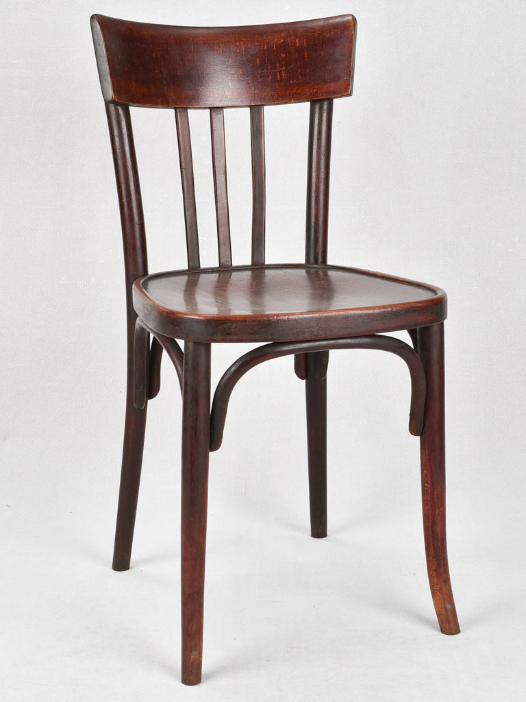 SET OF 10 FRENCH BISTRO CHAIRS - 1930s