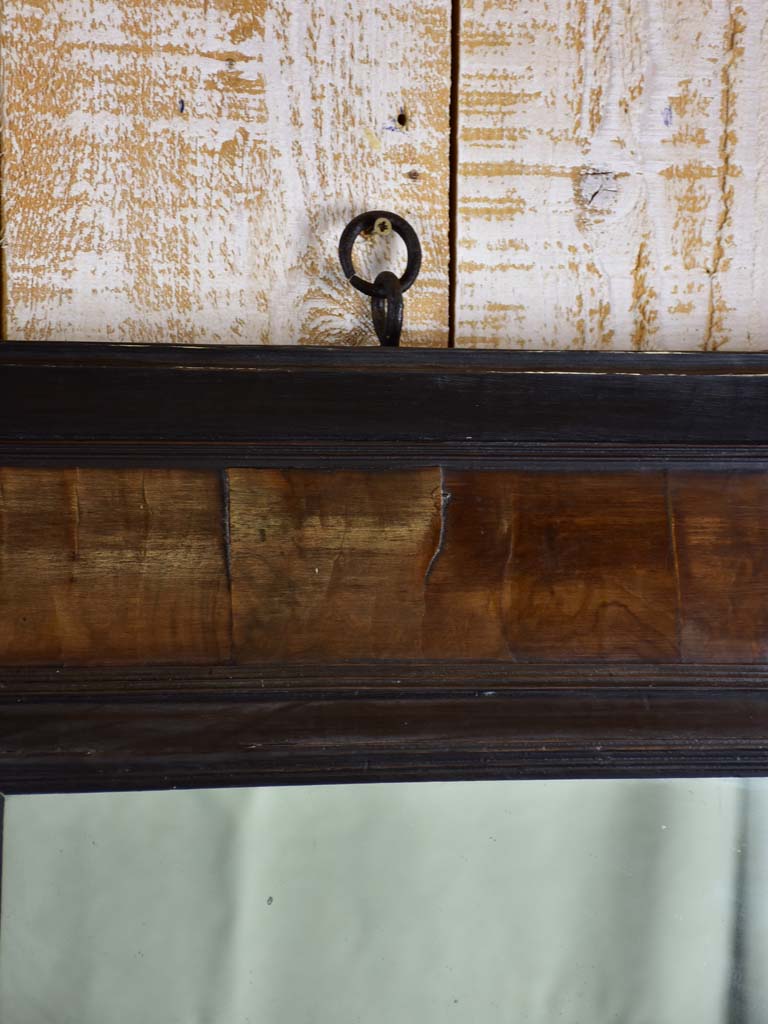 Late 17th Century Dutch mirror - black and walnut 27¼" x 30"