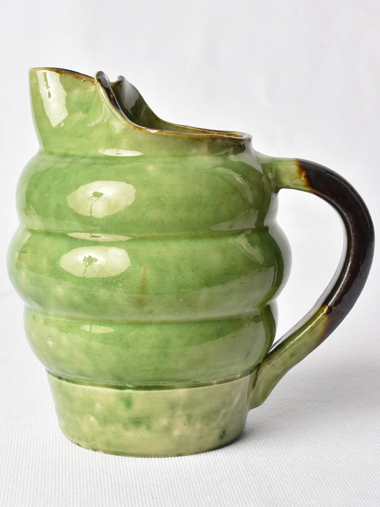 1950s Swollen Silhouette Ceramic Pitcher