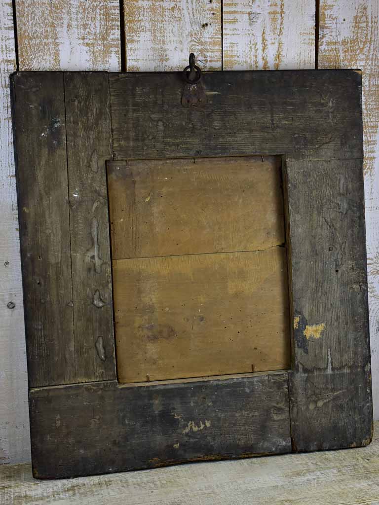 Late 17th Century Dutch mirror - black and walnut 27¼" x 30"