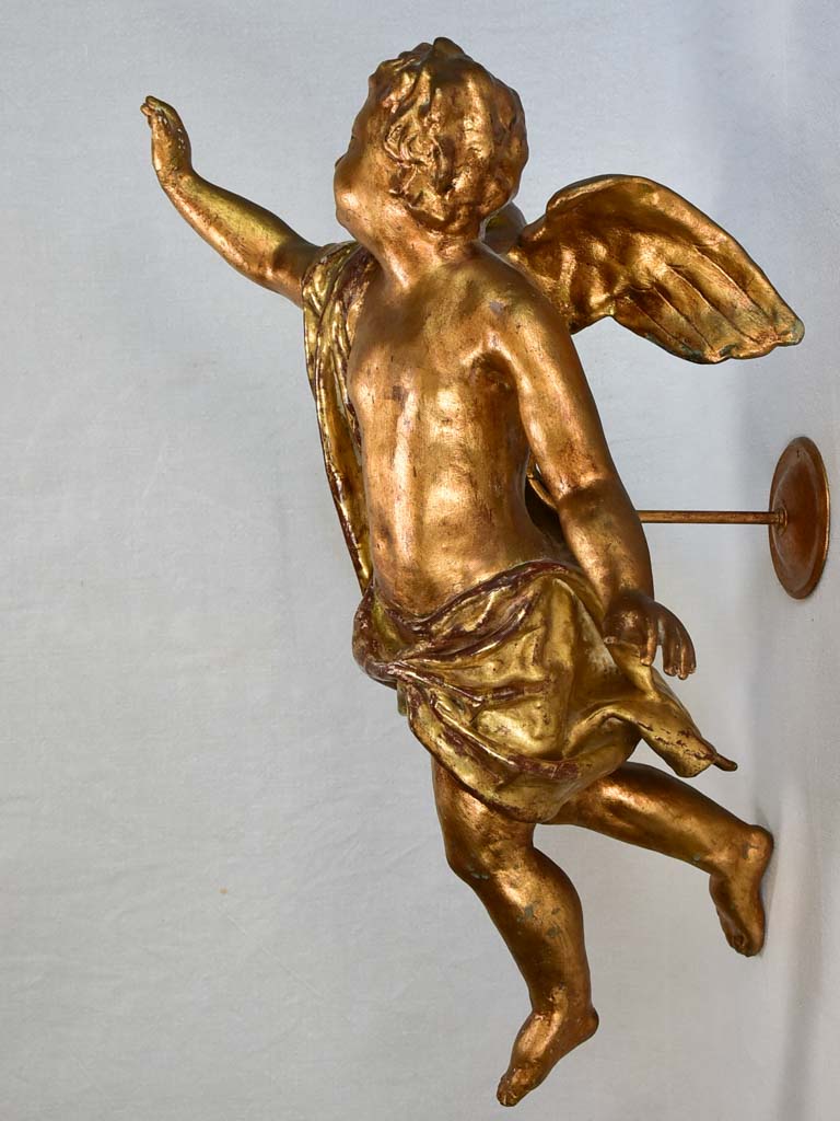 2 salvaged angel sculptures from a church 25½"