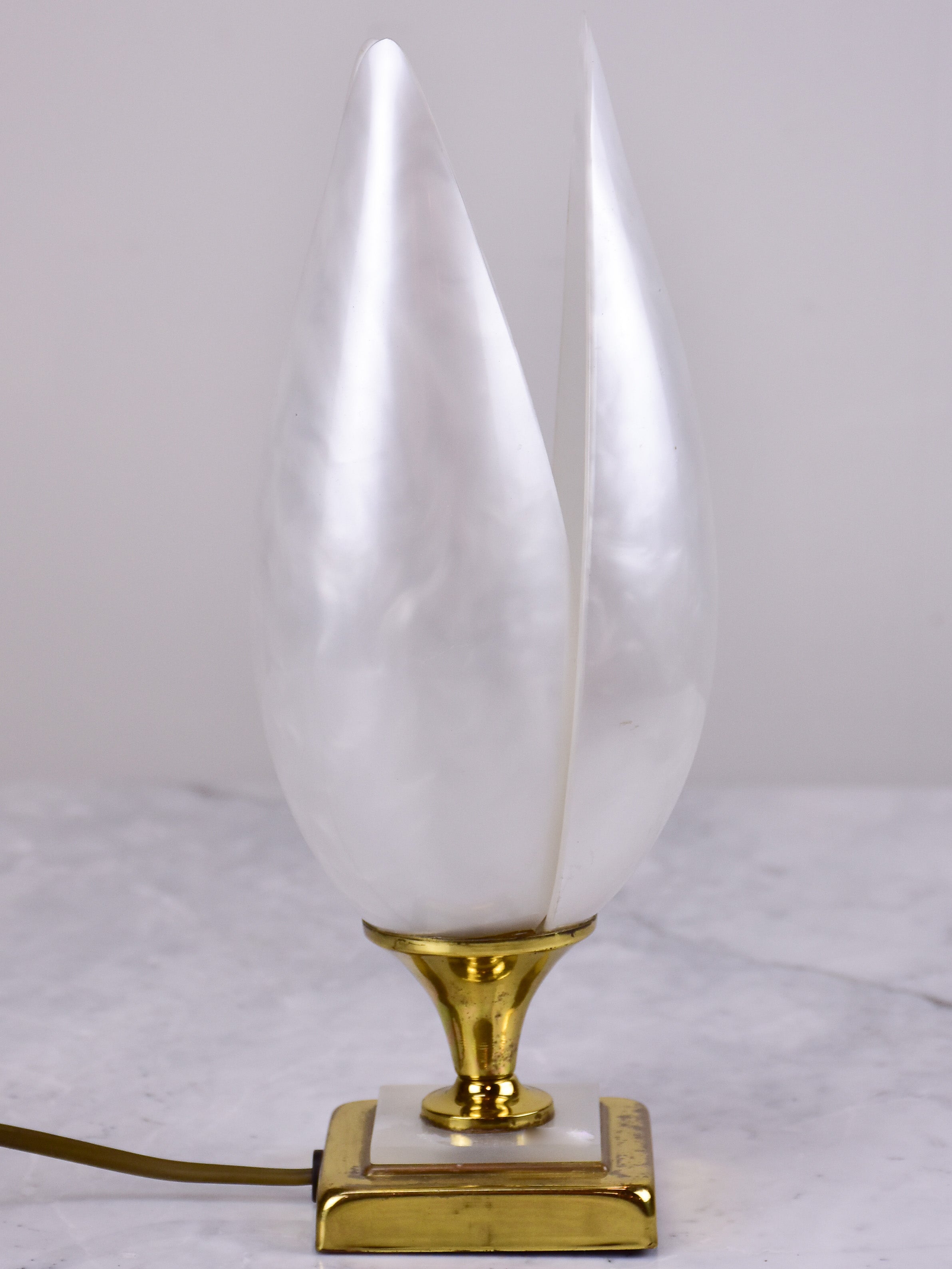 Small Liane Rougier flower lamp 1970's