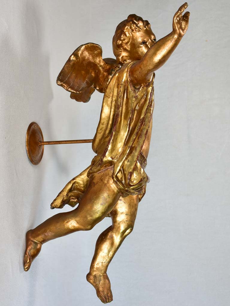 2 salvaged angel sculptures from a church 25½"