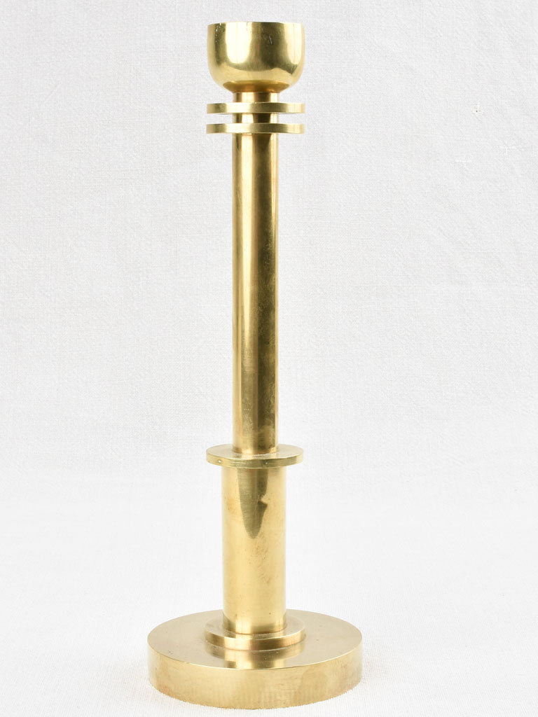 4 brass candlesticks - 1940s - 11¾"