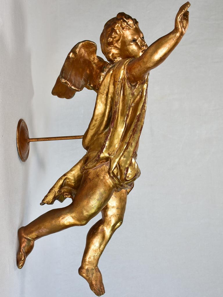 2 salvaged angel sculptures from a church 25½"