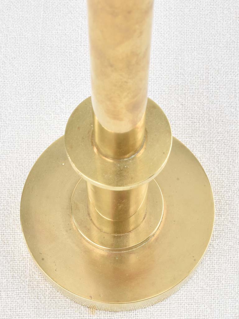 4 brass candlesticks - 1940s - 11¾"