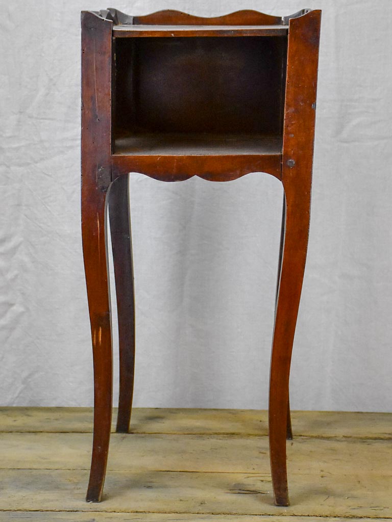 18th Century French nightstand - walnut