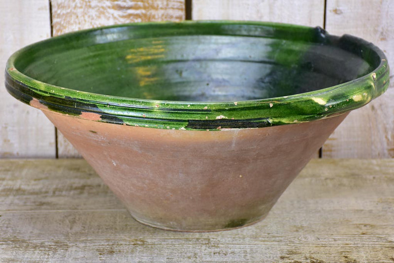 ZPTECH Vintage Ceramic Salad Bowl Travel Portable