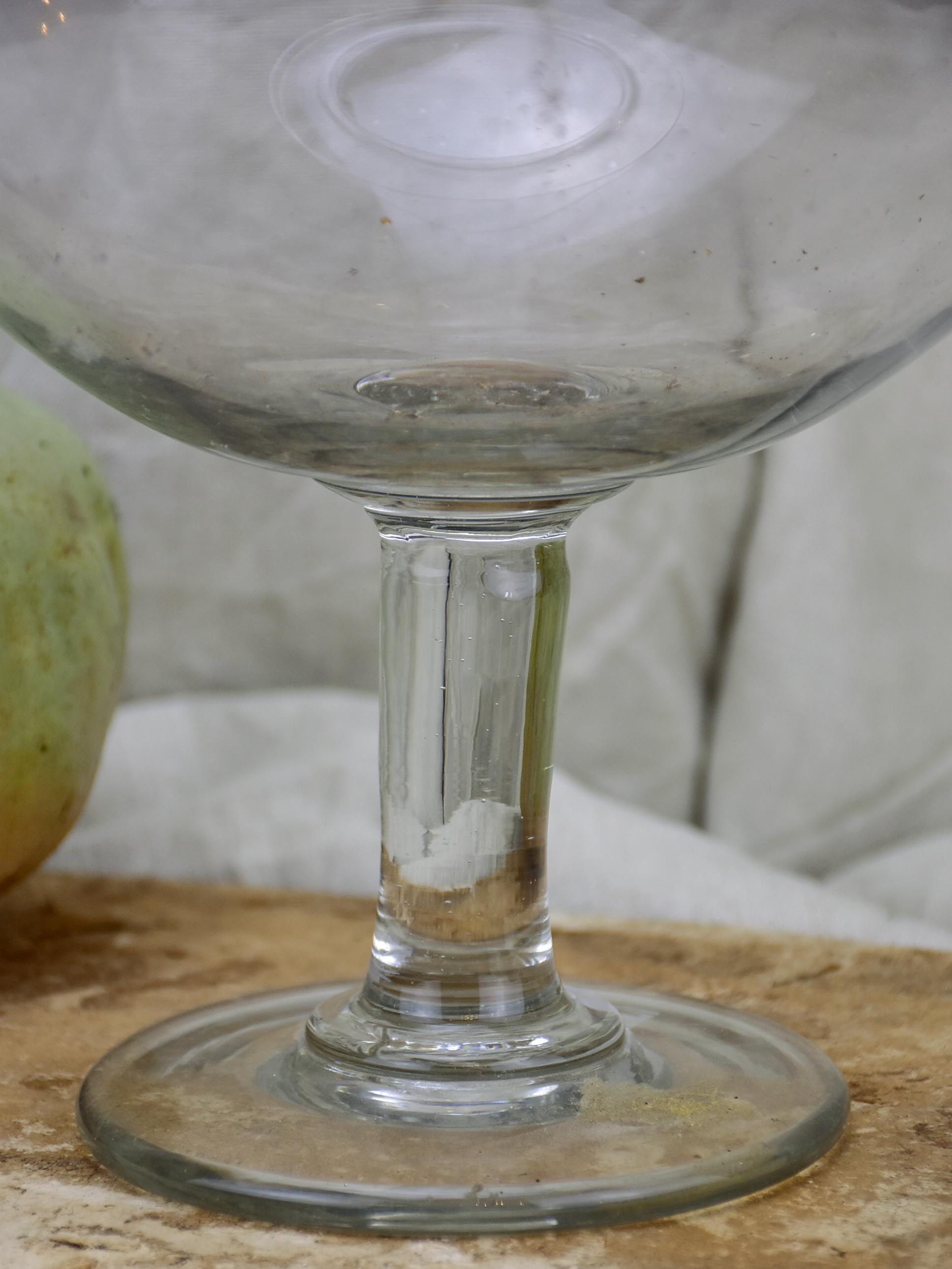 Very large 19th Century apothecary glass jar