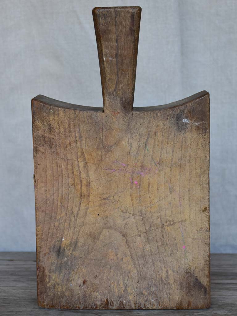 Small chunky antique French cutting board  11¾"