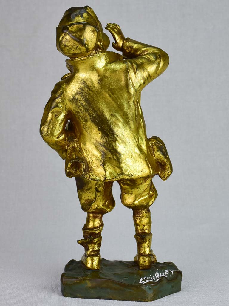 Signed Louis Oury bronze sculpture