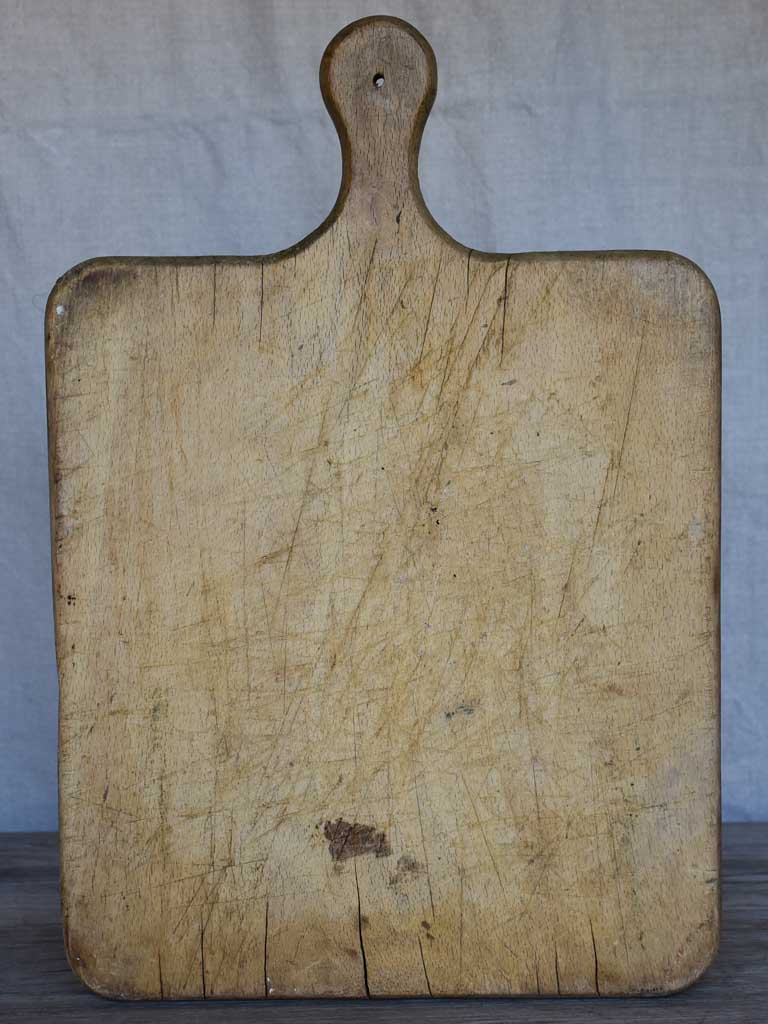 Rustic antique French cutting board - puzzle 17¾"