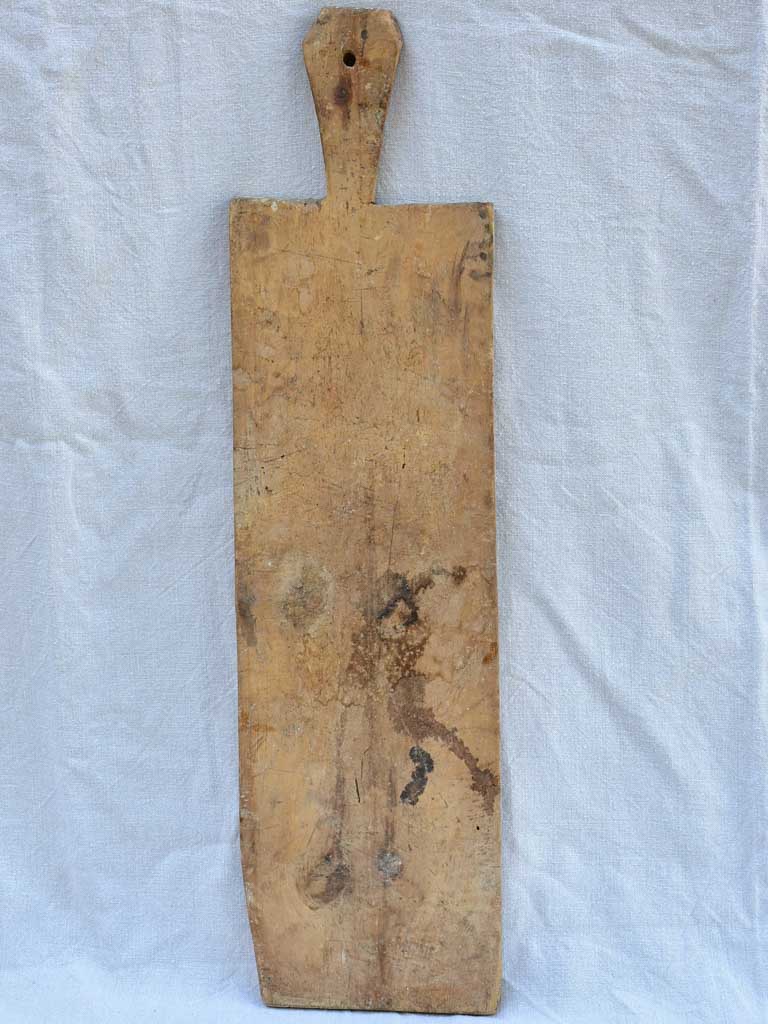 Antique French baker's bread board 32"