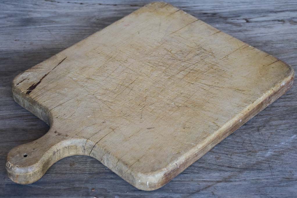 Rustic antique French cutting board - puzzle 17¾"