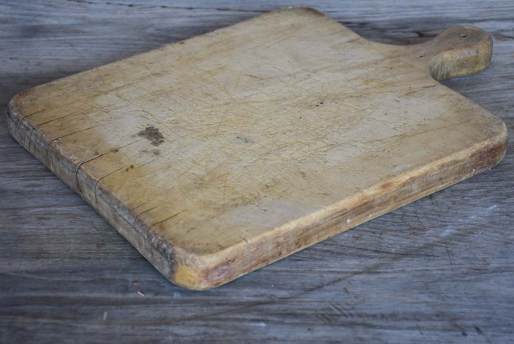 Rustic antique French cutting board - puzzle 17¾"