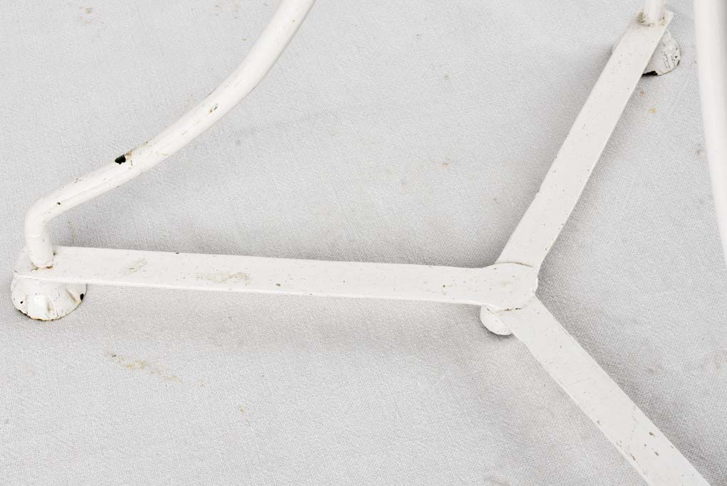 Classic white iron garden tables