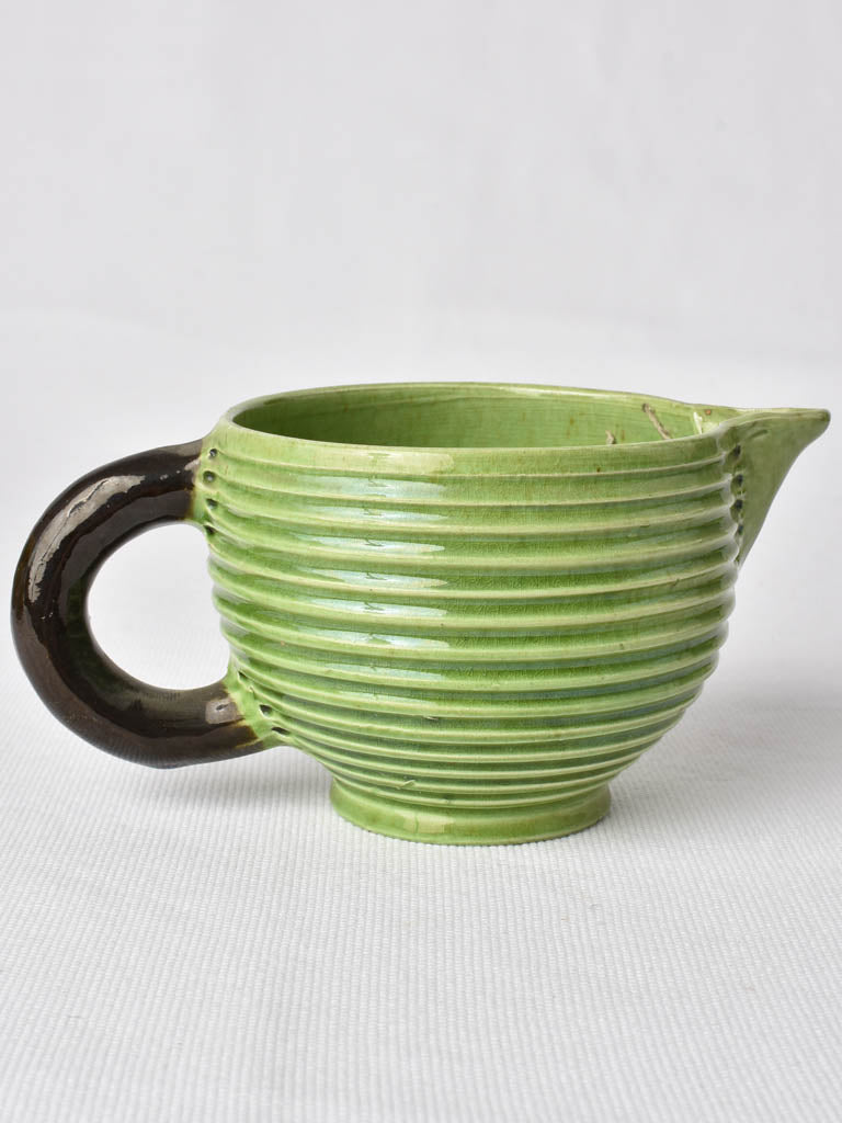 1930s light green glazed tea service