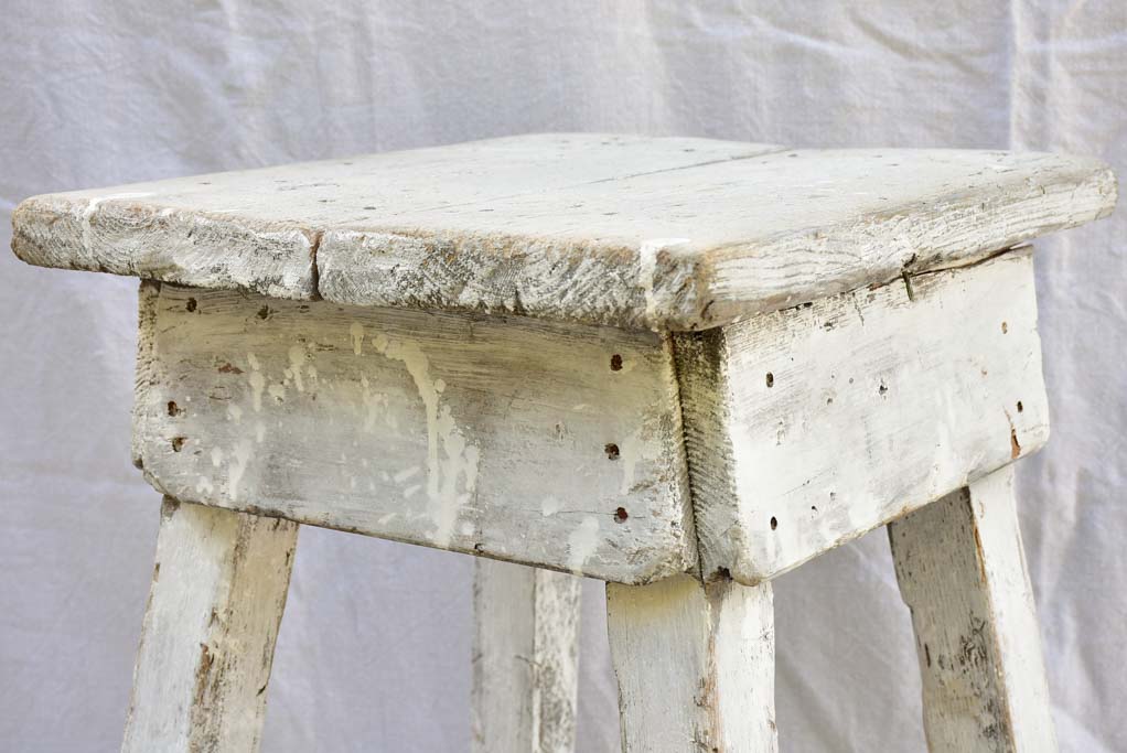 Antique French sculptor's table with beige patina 20½"